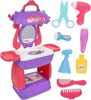 LRXIYODE Kids Hairdressing Set 1 Set of Kids Make up Toys Perfect for Pretend Play