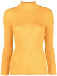 在飛比找Farfetch優惠-1970s mock neck ribbed jumper