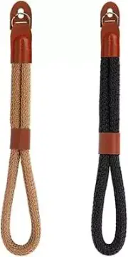 Adjustable Cotton Camera Hand Strap for SLR DSLR Stability - 2 Pack