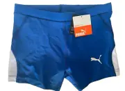 NEW! PUMA [XS] Women's Compression Running/Yoga/Gym/Track Shorts-Royal/White