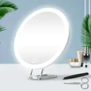 6 Inch Magnifying Makeup Make-up Mirror Light 5-30X Portable with 360° Stand