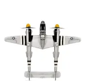 All Metal 1941 Lockheed P-38 Lightning Fighter Model Airplane