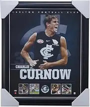 Charlie Curnow Carlton F.c. Official Licensed Afl Print Framed