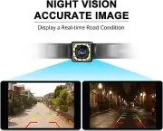 Rear Camera HD View Front Backup Parking Reverse Waterproof Ultra HD 12 LED.