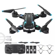 8K Drone HD Dual Camera GPS Drones WiFi FPV Foldable RC Quadcopter 3 Battery
