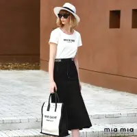 在飛比找momo購物網優惠-【mia mia】MIA DE MOI燙鑽短版T恤