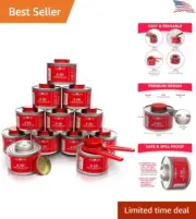 12 Pack of 6 Hour Chafing Fuel - Liquid Safe Fuel for Chafing Dish Buffet Set