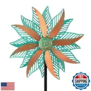Viveta Wind Spinner, Outdoor Metal Kinetic Wind Sculptures and Spinners, 13.3
