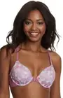 Maidenform One Fab Fit T-Back Front Close Lace Bra Pink Pretty Spring 34D NWT