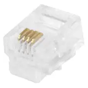 Monoprice Plug,Modular,RJ11,6P4C,Solid,PK50 7269 Monoprice 7269 844660072690