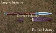 Handmade High Carbon Steel Full Tang Hunting Spear Battle Ready Functional Spear