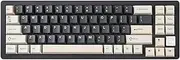 YUNZII AL71 68% Mechanical Keyboard, Full Aluminum CNC, Hot Swappable Gasket, 2.4GHz Wireless BT5.0/USB-C Wired Gaming Keyboard,NKRO Programmable RGB Backlight,for Win/Mac(Black,Crystal White Switch)