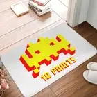 Space Invaders Airplane Shooting Game Anti-Slip Doormat Kitchen Mat 10 Points