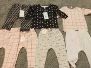 PUMPKIN PATCH Bulk baby clothes legging tee shirt pink white BNWT 3-6mths 00
