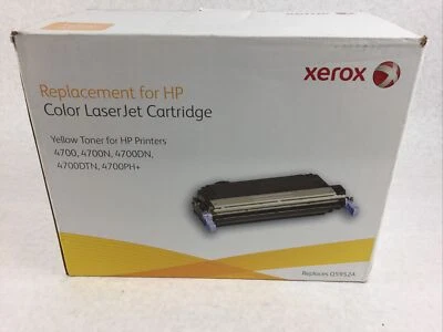 Xerox Replacement Yellow Toner Cartridge for HP 4700 Q5952A 13,100 page yield