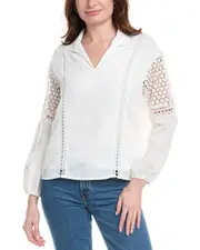 FATE Lace Trim Blouse
