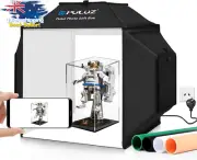 40cm Photo Lightbox Portable Studio Softbox w/ 480 LED & 4 Backdrops Kit