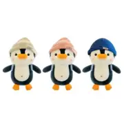 Stuffed Plush Dolls Toy Decoration Animal with Hat & Backpack Kids