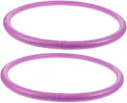 Outanaya 2pcs Fitness Equipment Exercise Arm Hoops Exercise Hoop Exercise Weighted Arm Hoops Fitness Hoop Arm Hoop Supplies Durable Arm Hoops Women Arm Hoops Fitness Arm Hoops Purple or