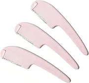 Tweezerman 1026-R Prep and Plane Facial Razors for Hair Removal and Exfoliation