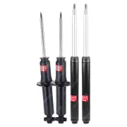 Front + Rear KYB EXCEL-G Shock Absorbers for AUDI 200T C3 MC 2.2 I5 FWD Sedan