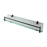 R90BK Matte Black Mirage Glass Shelf