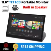 11.6" inch Portable monitor 1366X768 LCD display TFT Gaming Monitor for PC XBOX