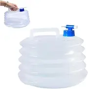 Portable & Folding Water Bucket Collapsible Water Container with Tap Camping Water Containers Water Carrier Camping Accessories Free Perfect for Caravans Camping Hiking Travel BBQ Travel Outdoor（15L）