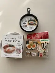 Seasoning Egg Maker, Microwave cooking egg utensils ,3 set ,Made in Japan Daiso