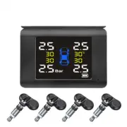 TPMS Car Wireless Solar Power Tire Pressure Monitoring System 4 External Sensors (for: Renault)