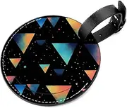 [YTYVAGT] Luggage Tag,Luggage Tags for Suitcases,Travel Tags for Luggage,2-Pc,Color Triangle