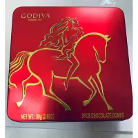 在飛比找蝦皮購物優惠-GODIVA 巧克力鐵盒 馬到成功