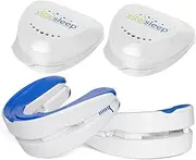 VitalSleep Anti-Snoring Mouth Guard Set, Custom Adjustable Jaw Positioning, USA Made Snoring Solution, Comfortable Fit (2 Pack, Men's Size)
