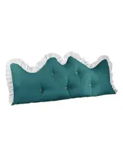 [SOGA] Princess Bed Headboard Pillow in Blue-Green