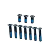 1Set 9Pcs(7Long 3Short) Lower Bottom Base Cover Case Screws Replacement for ASUS