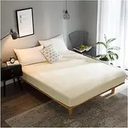 [BoNene] Queen Sheets Fitted Sheet for Winter Wine Color Warmer Soft Flannel Bed Sheet with Elastic Queen King Single Size Coral Fleece Bed Sheet Queen Sheet Set (Color : Type 14, Size : 150cmx200cmx25)