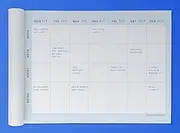 Weekly Timeblock Planner A5 - Undated, Productivity, to-Do List, TimeBoxing, Time Management, Notepad, Diary