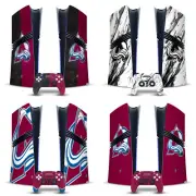 NHL COLORADO AVALANCHE VINYL SKIN FOR SONY PS5 PRO DIGITAL EDITION BUNDLE