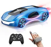Gesture Sensing RC Car, Drift RC Stunt Car with Light Spray & Sound, 2.4GHz Hobby RC Cars Toy for Kids, 360° Rotate, Birthday Gifts for Boys Girls 6-12, Blue