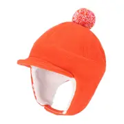 Nevenka Winter Outdoor Peaked Hat with Earflaps For Children-Orange