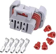 Xiaojiang Store 5 Sets 5 Pin Automotive Waterproof Connector Harness Connector with Terminal Plug DJ7051Y-1.5-11/21