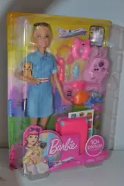 BARBIE DOLL INTERNATIONAL TRAVEL BARBIE DOLL WITH TRAVEL ACCESSORIES