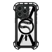 iPhone 16 Pro Ultra Bounce Case MagSafe Compatible Snake Bite - Black