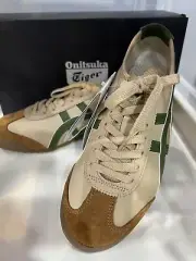 Onitsuka Tiger MEXICO 66 1183C102-250 Beige/Grass Green Classic Size 9wom