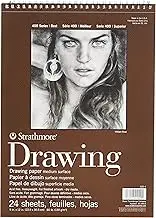 Strathmore 400 Series Drawing Pad, 9"x12" Wire Bound, 24 Sheets