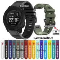 在飛比找蝦皮購物優惠-Garmin Instinct 2 手錶的運動風格矽膠錶帶