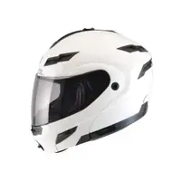 在飛比找蝦皮商城優惠-【SOL Helmets】SM-1可掀式安全帽 (素色_素白