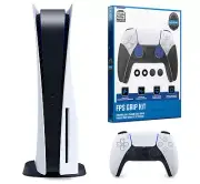 Sony Playstation 5 Disc Version PS5 Disc Console with ControlGrip Pack Bundle