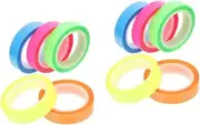CAXUSD 2sets Packing Tape for Books Colorful Sentence Tapes Reading Aid for Students 5rolls*2