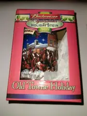 2003 Budweiser Holiday Stein Old Towne Holiday Collector’s Edition Beer Mug NEW